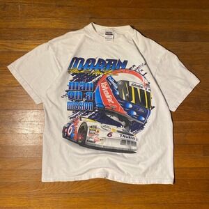 VIntage 1998 Mark Martin Nascar Racing T Shirt Mens Medium Graphic Tee